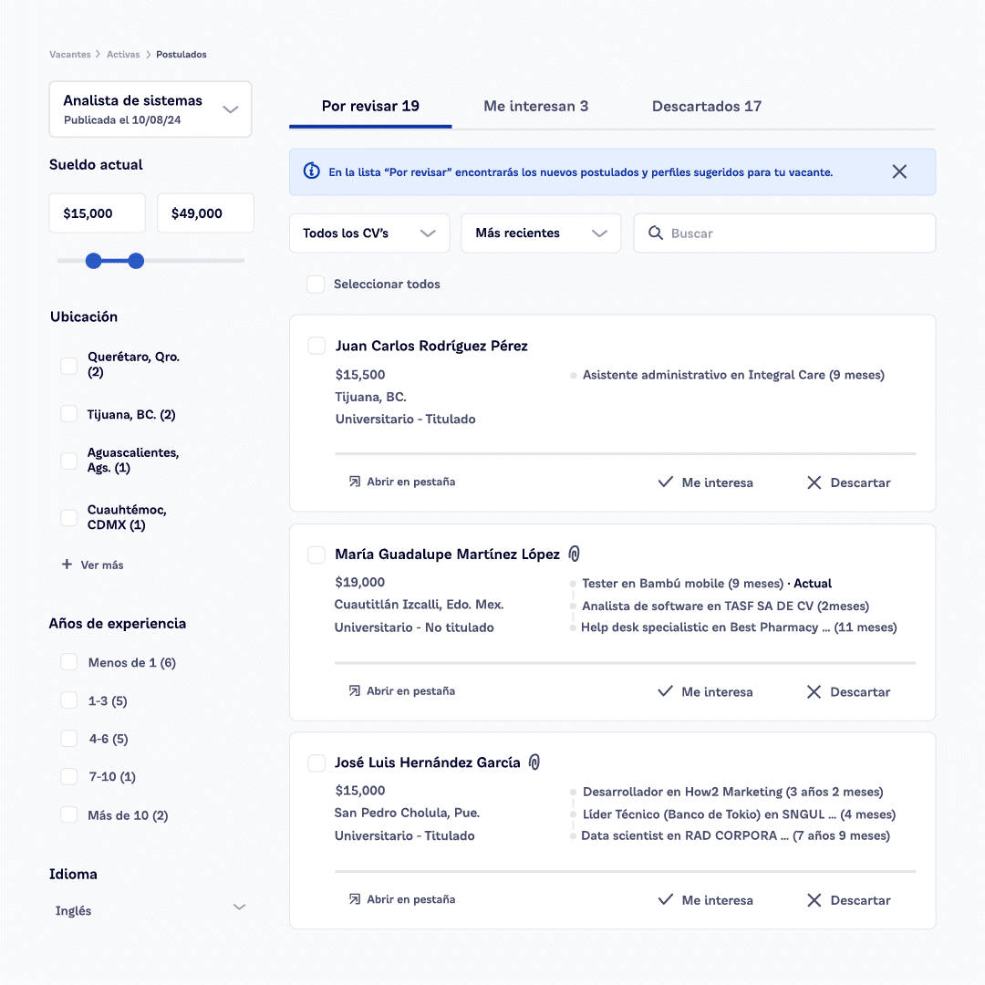 Buscador por palabras clave
