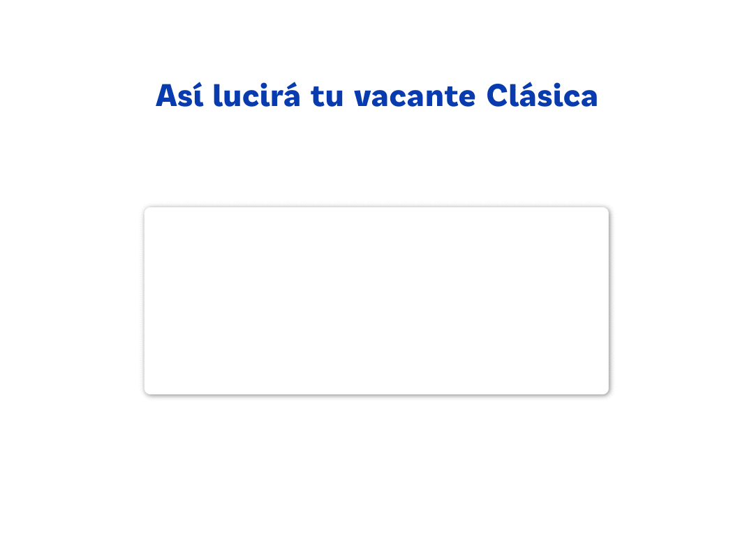 Vacante clásica