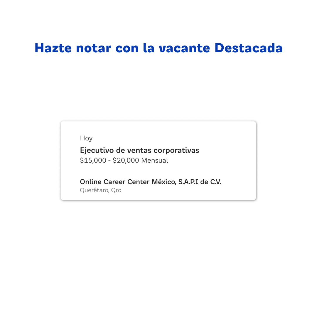 Vacante Destacada