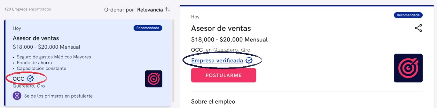 Empresa verificada